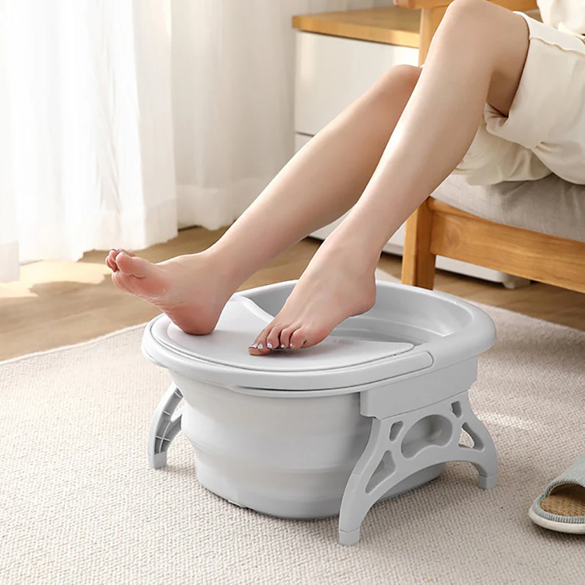 FaSoLa Foldable Foot Bath Bucket - Gray - Image 3