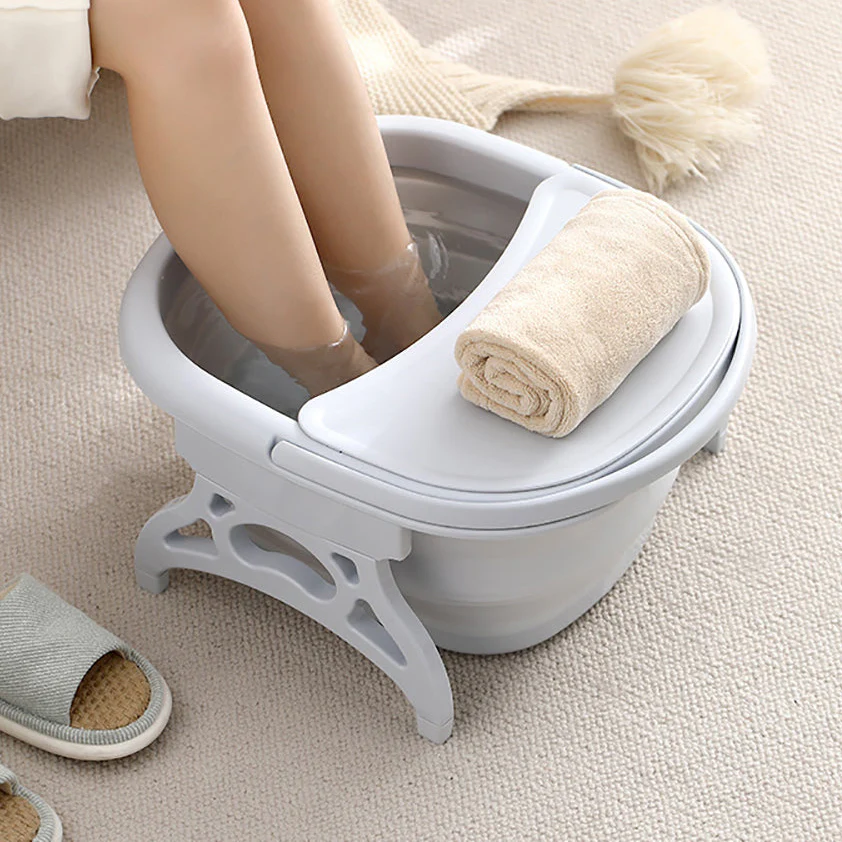 FaSoLa Foldable Foot Bath Bucket - Gray - Image 4
