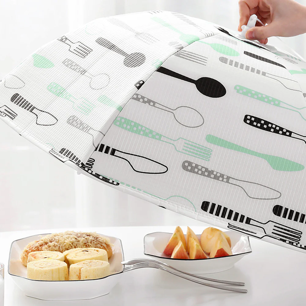 Fasola Foldable Insulated Food Cover - White, 18 inches - Image 4