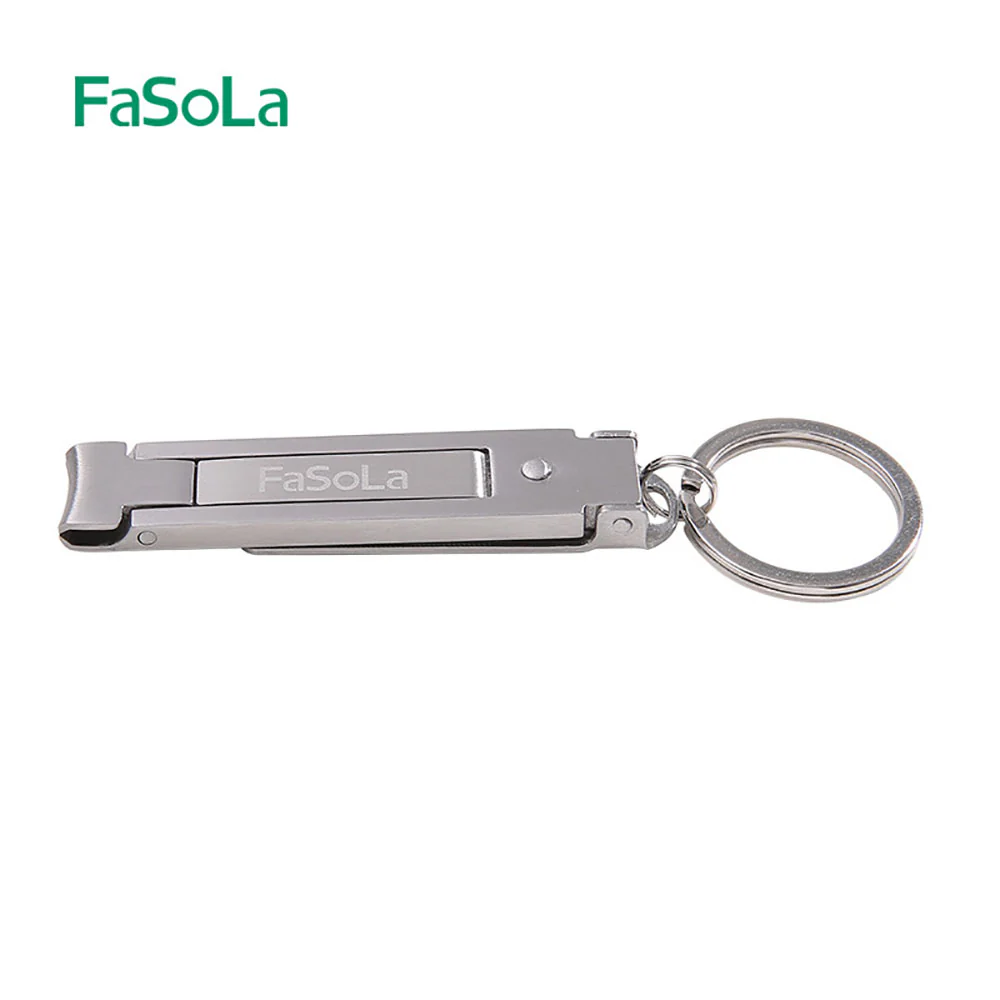 FaSoLa Foldable Nail Clipper - Steel Color - Image 5