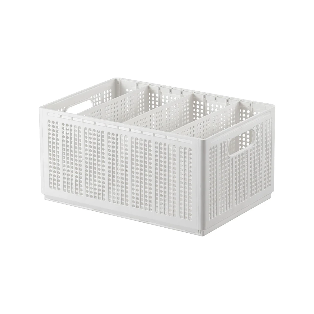 FaSoLa Foldable Storage Basket - Large, White - Image 5