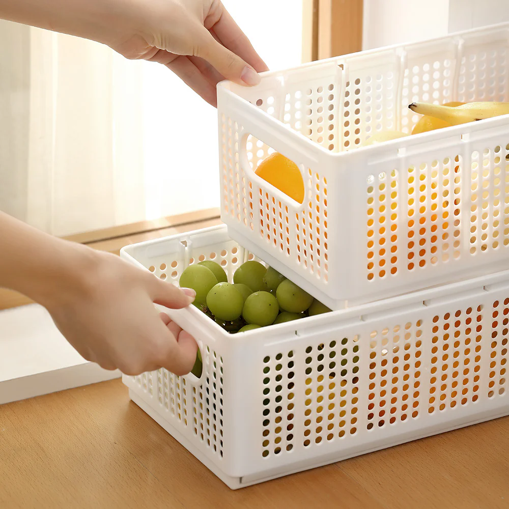 FaSoLa Foldable Storage Basket - White, Small - Image 2