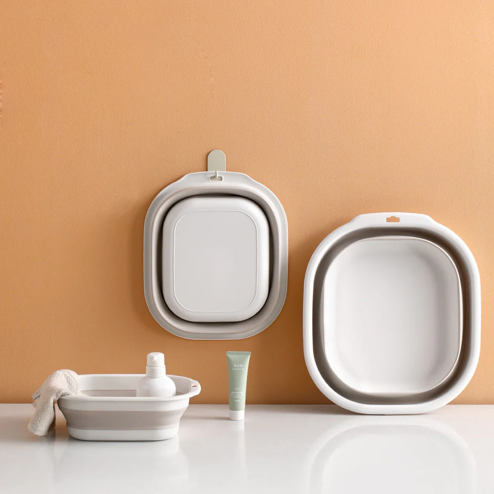 FaSoLa Foldable Wash Basin - Medium, Milk Coffee Color - Image 2