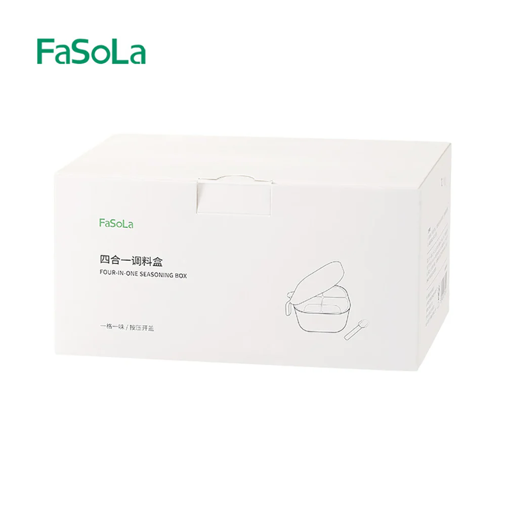 FaSoLa Four-in-One Transparent Seasoning Box - Image 5