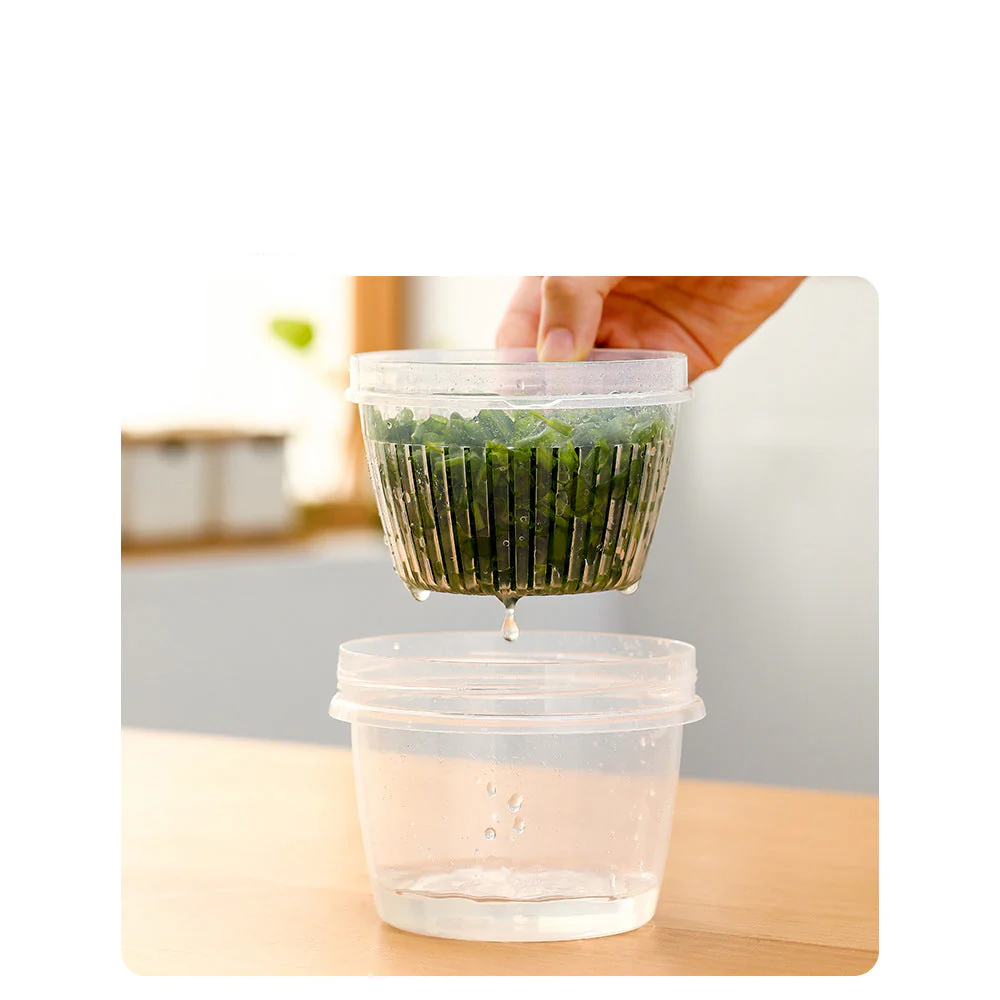 FaSoLa Fresh-Keeping Box for Green Onion, Ginger, and Garlic - 350ml - Image 2