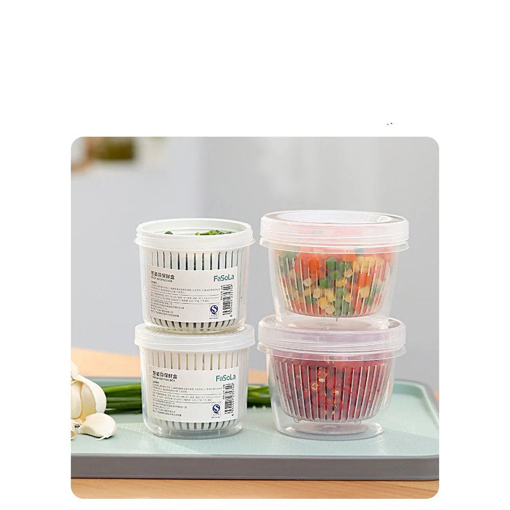 FaSoLa Fresh-Keeping Box for Green Onion, Ginger, and Garlic - 350ml - Image 3
