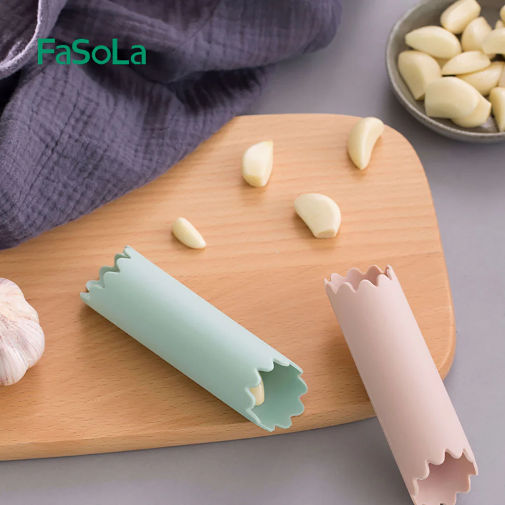 FaSoLa Garlic Peeler - Olive Green - Image 2