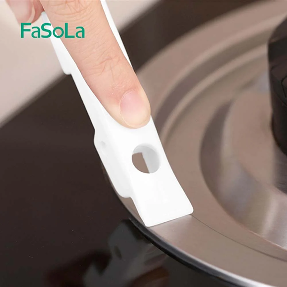 FaSoLa Gas Stove Cleaning Brush - White, 19*2*4.5cm - Image 3