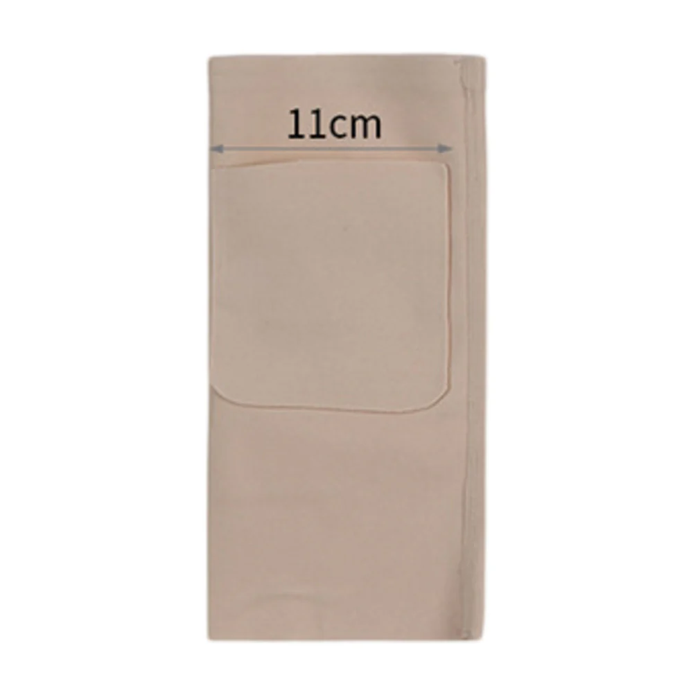 FaSola German Velvet Knee Support Socks, M Size, Beige - 2 Pairs - Image 5