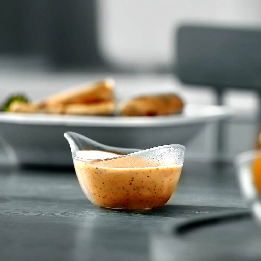 Fasola Glass Sauce Dishes - Set of 2 - Image 2