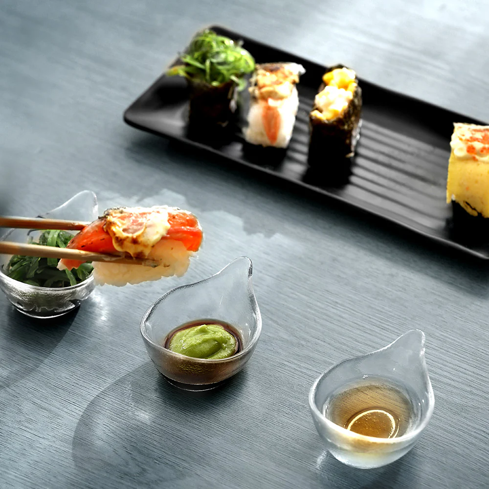 Fasola Glass Sauce Dishes - Set of 2 - Image 3