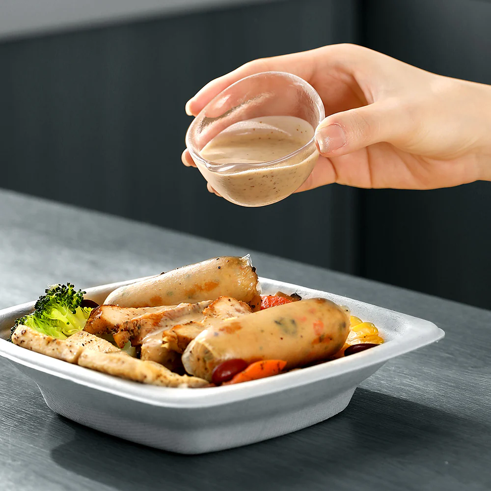 Fasola Glass Sauce Dishes - Set of 2 - Image 4
