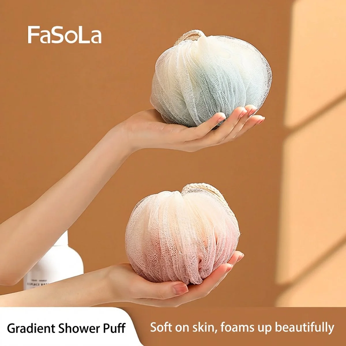 FaSoLa Gradient Bath Sponge - Green - Image 2