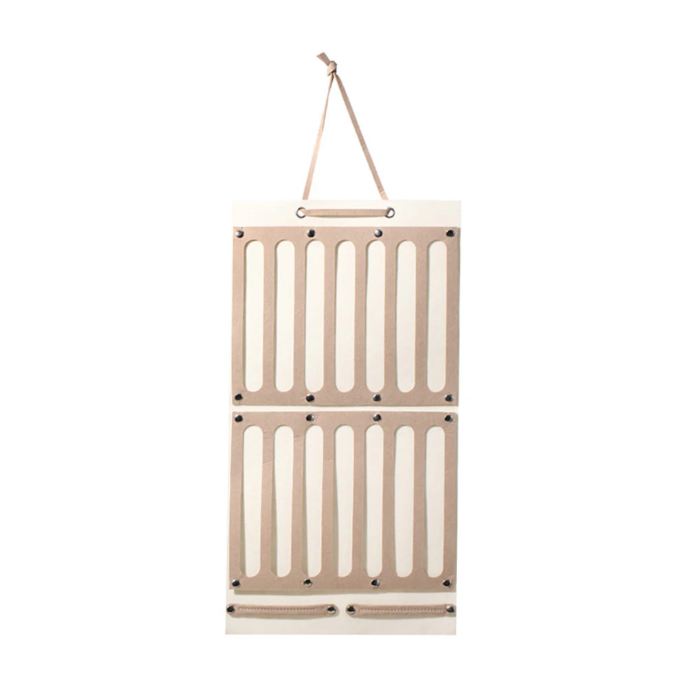 FaSoLa Hair Accessories Hanging Organizer - Small, Coffee Color - Image 5