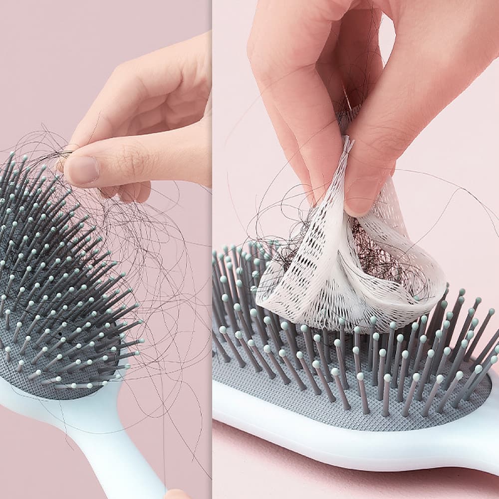 FaSoLa Hair Brush Protective Net - White, 4*13cm, Pack of 50 - Image 3