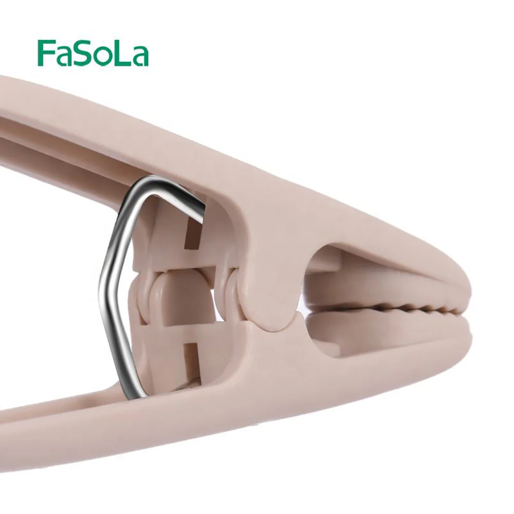 FaSoLa Hanging Clothes Clips - Assorted Colors, 12 Pieces - Image 3