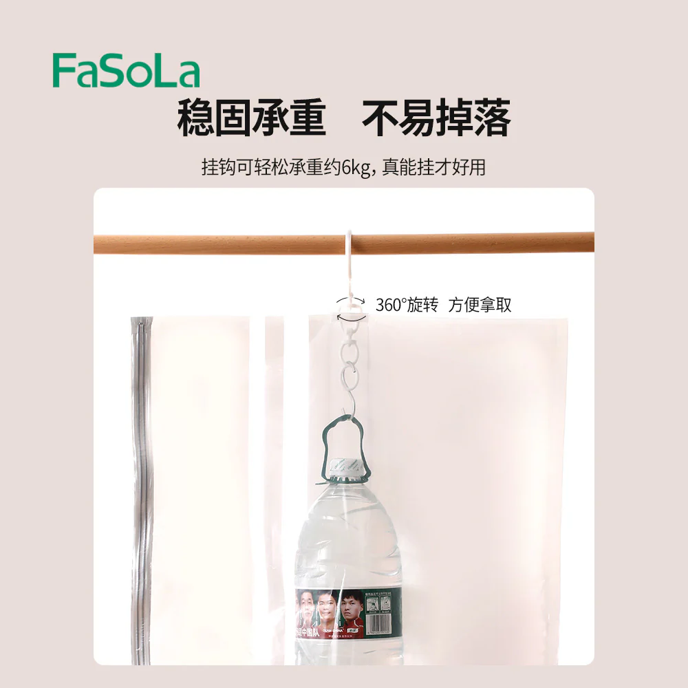 FaSoLa Hanging Compression Bag - Large, Gray - Image 4