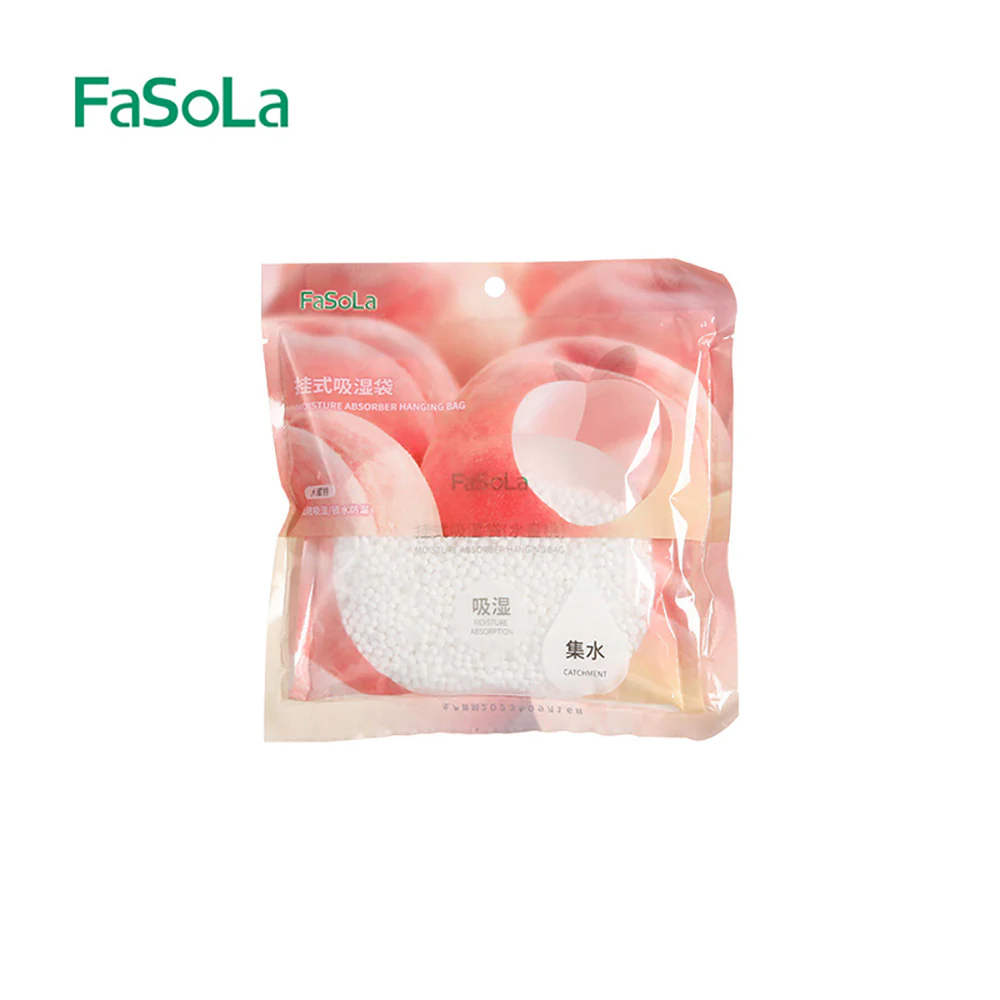 FaSoLa Hanging Moisture Absorber Bag - Peach Scent - Image 3