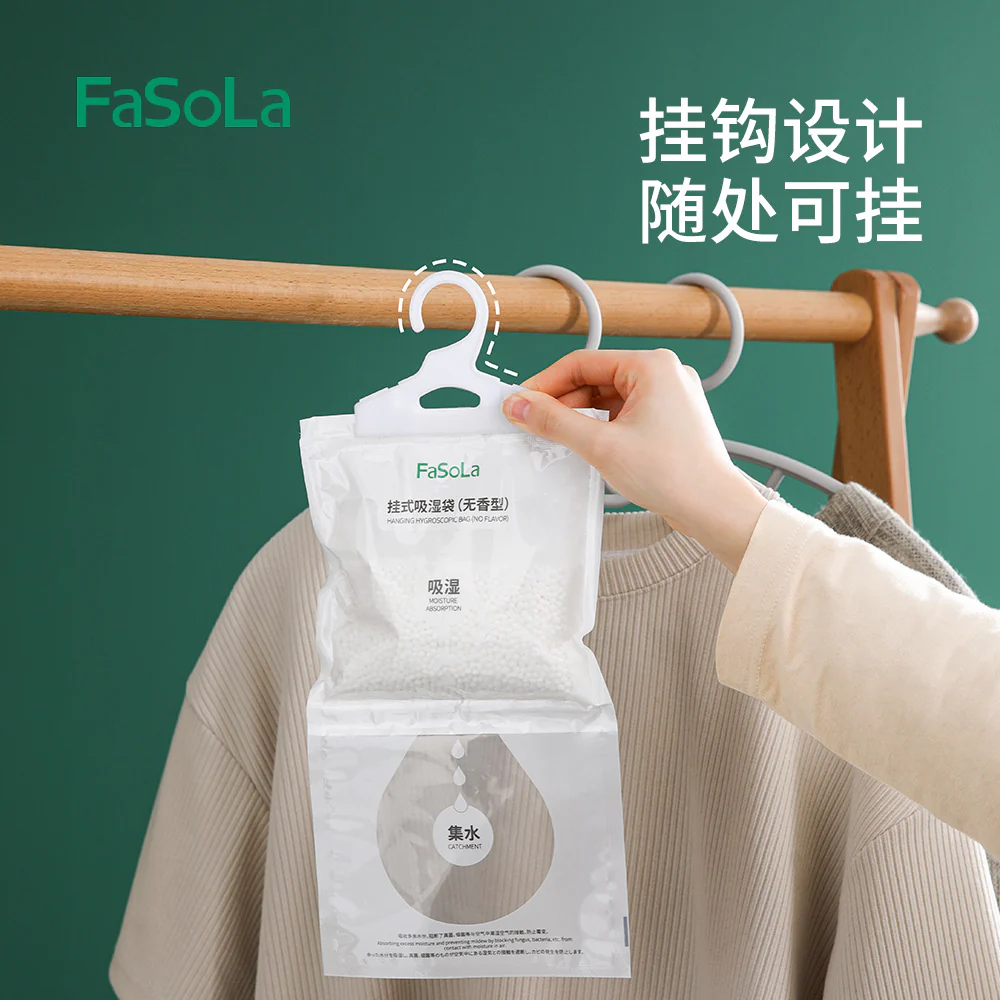 FaSoLa Hanging Moisture Absorber Bags - 5 Pack - Image 2