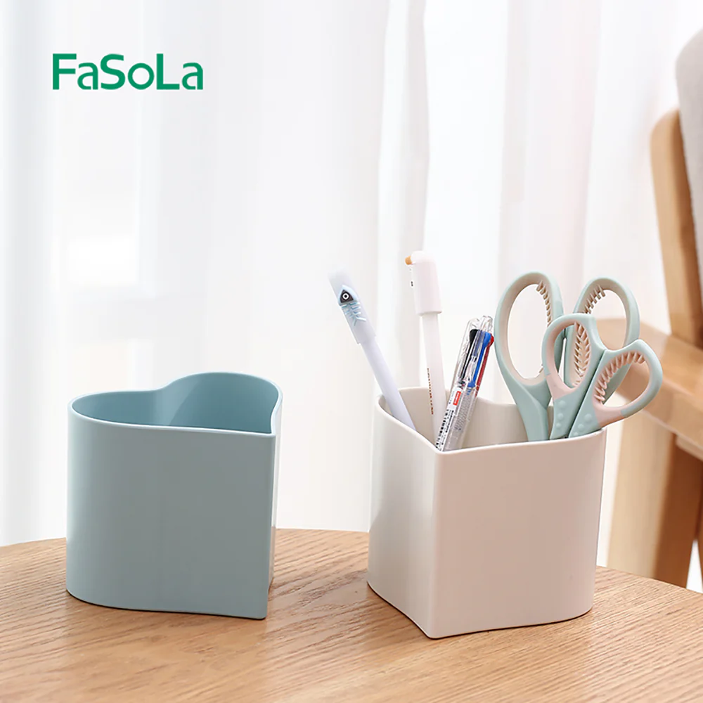 FaSoLa Heart-Shaped Pen Holder - Blue - Image 2