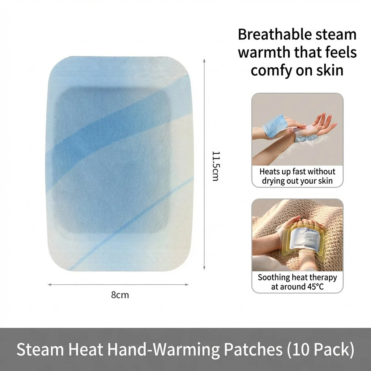 FaSoLa Heat Therapy Hand Warmers - 10 Pack, Assorted Colors - Image 5