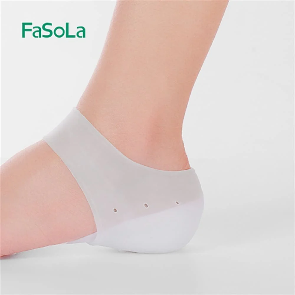 FaSoLa Heel Protectors - White, 10*8cm, 1 Pair - Image 3