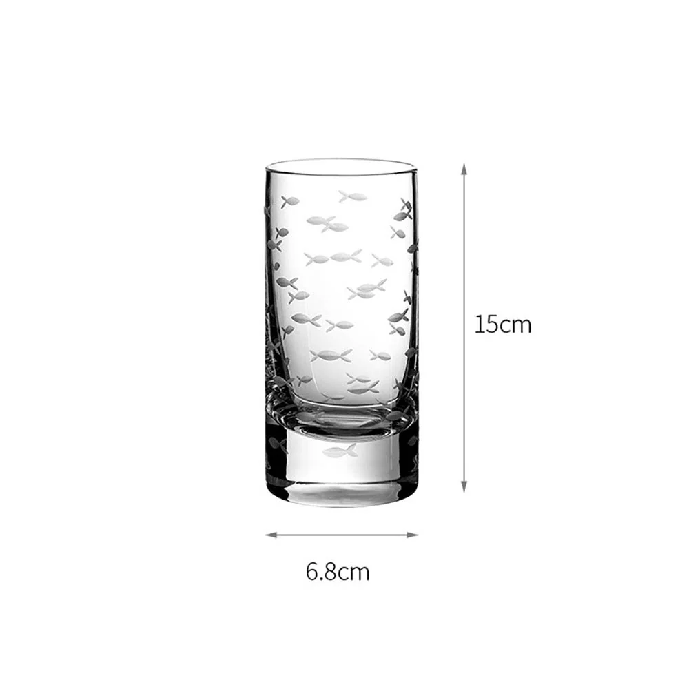 Fasola High Borosilicate Glass Fish Cup - Image 3