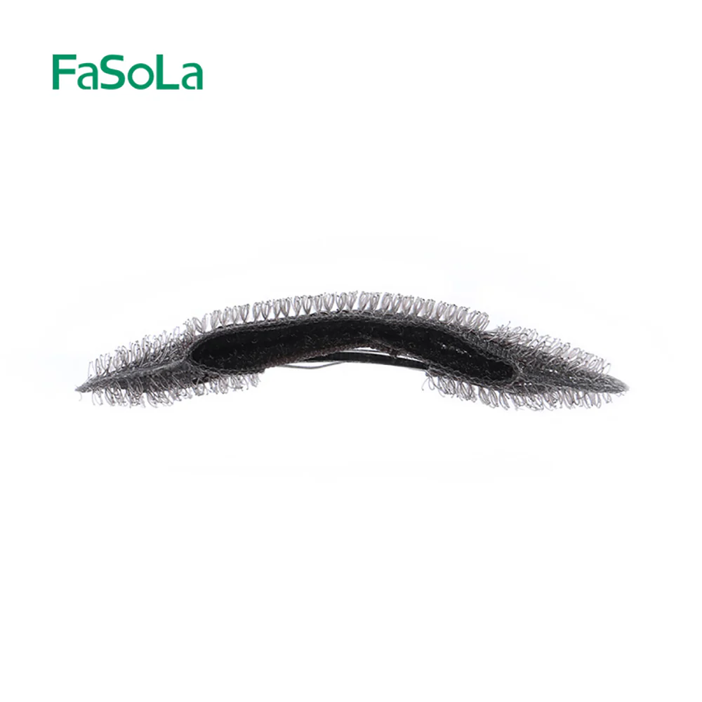 FaSoLa High Crown Hair Clips - Dark Brown, 2 Pieces - Image 4
