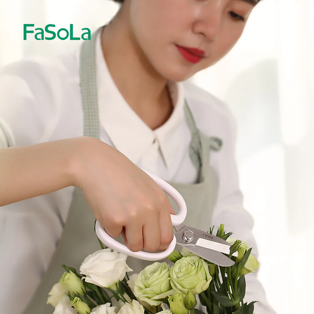 FaSoLa Horticultural Scissors - White - Image 2