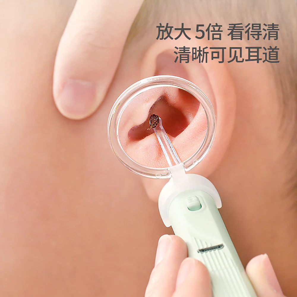 FaSoLa Illuminated Ear Pick with Magnifier - Green - Image 2
