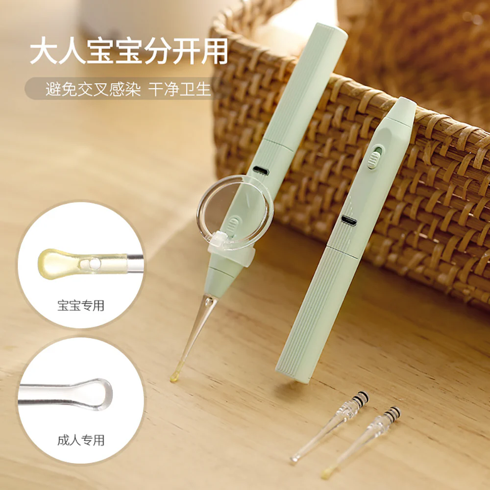 FaSoLa Illuminated Ear Pick with Magnifier - Green - Image 4