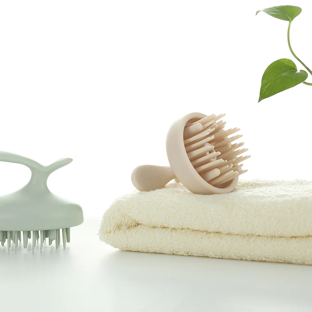 FaSoLa Integrated Hair Washing Brush - Pink - Image 2