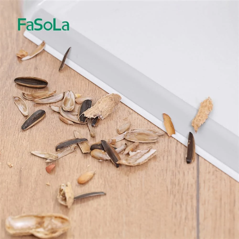 FaSoLa Japanese Minimalist Broom and Dustpan Set - White - Image 4