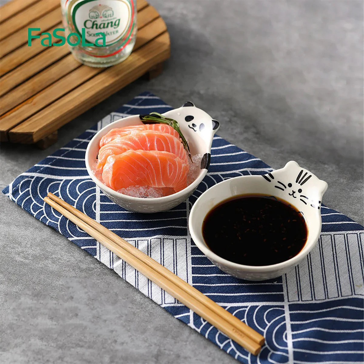 FaSoLa Japanese Single Handle Cat Bowl - Image 4
