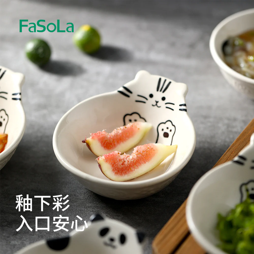 FaSoLa Japanese Style Single Handle Bowl with Panda Design - Image 4