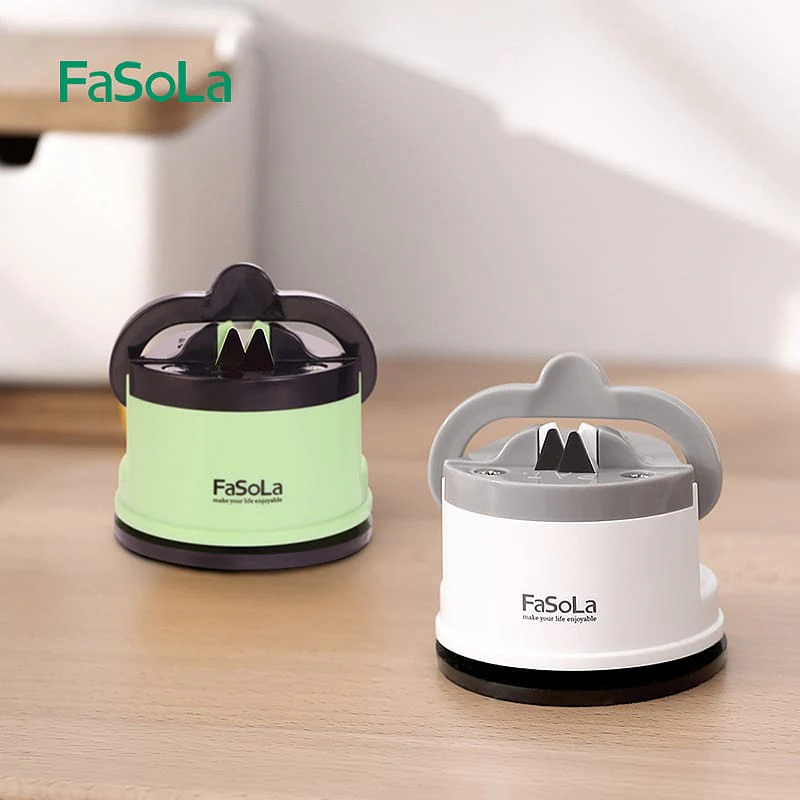 FaSoLa Knife Sharpener - White, 6.1cm Diameter - Image 2