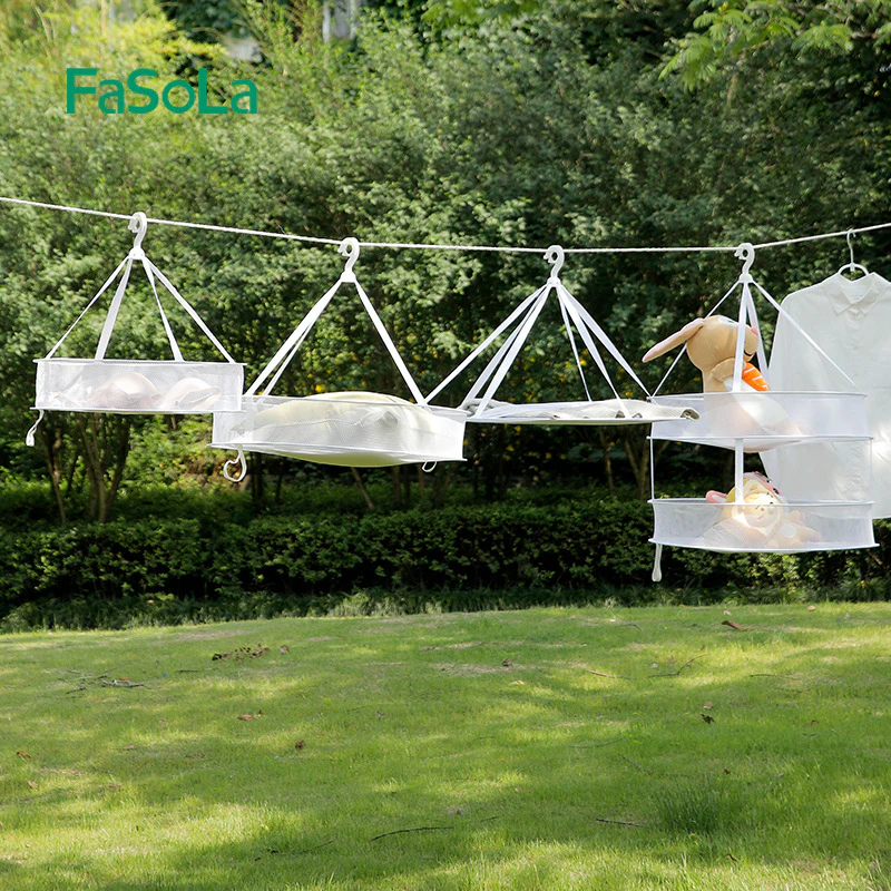 FaSoLa Large Single-Layer Drying Net - White, 61cm Diameter - Image 2