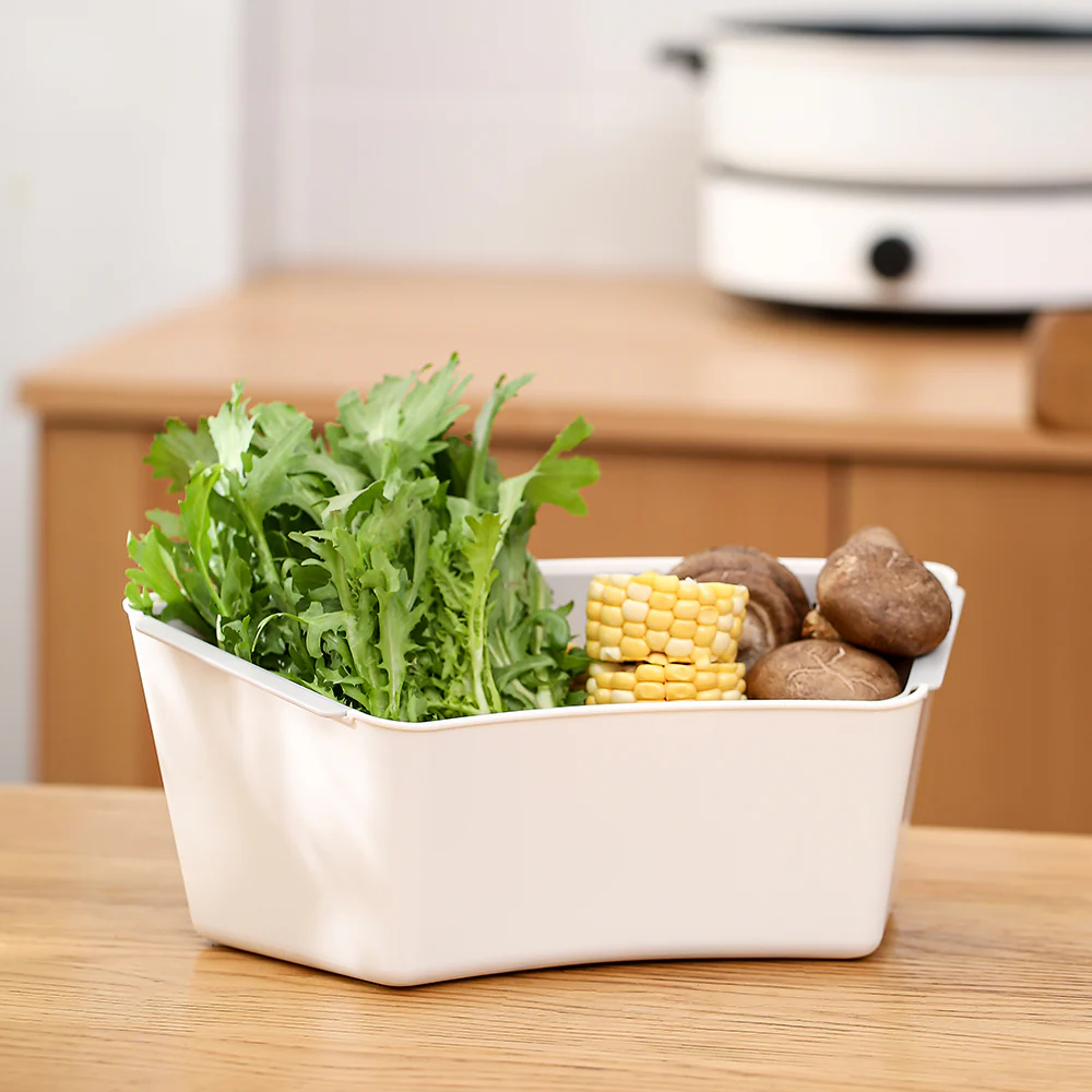 Fasola Large White Hot Pot Strainer Basket - Image 4