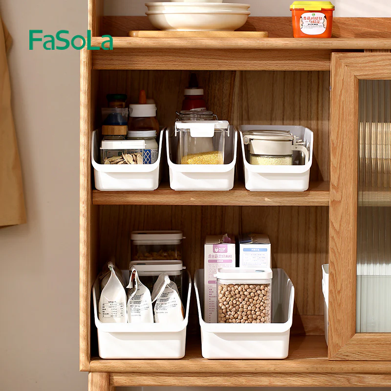 FaSoLa Large White Storage Organizer Box - Image 2