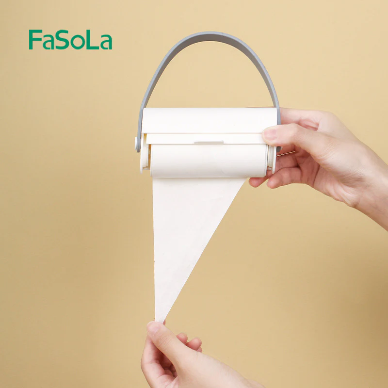 FaSoLa Lint Roller with Hanging Strap - White, 13.6*5.8*6.7cm - Image 3