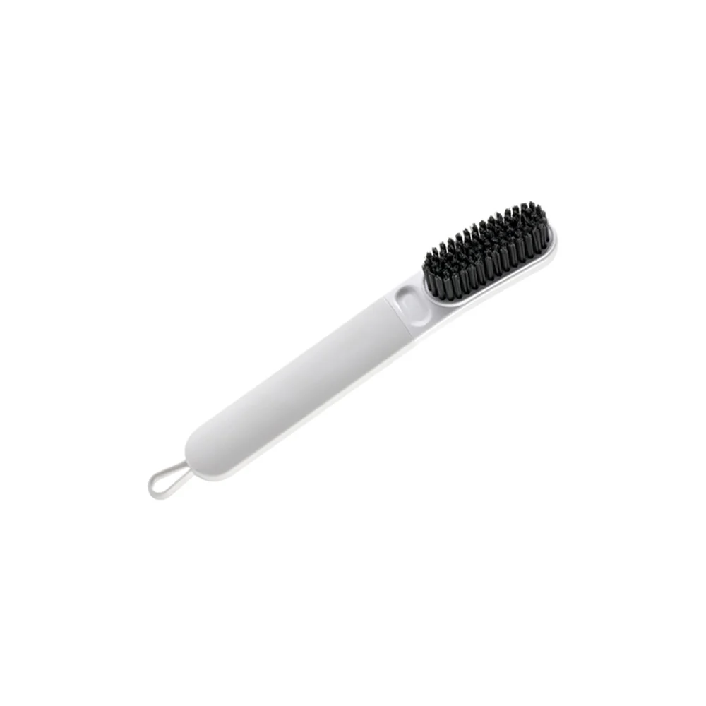FaSoLa Long Handle Non-Slip Shoe Brush - White and Gray - Image 5