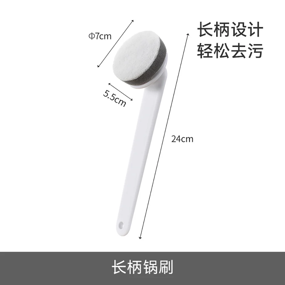 FaSoLa Long Handle Pot Brush - White - Image 5