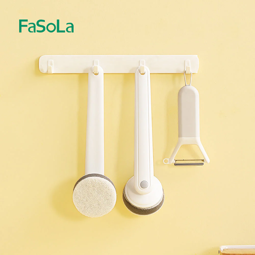FaSoLa Long Handle Pot Brush - White X3 - Image 4