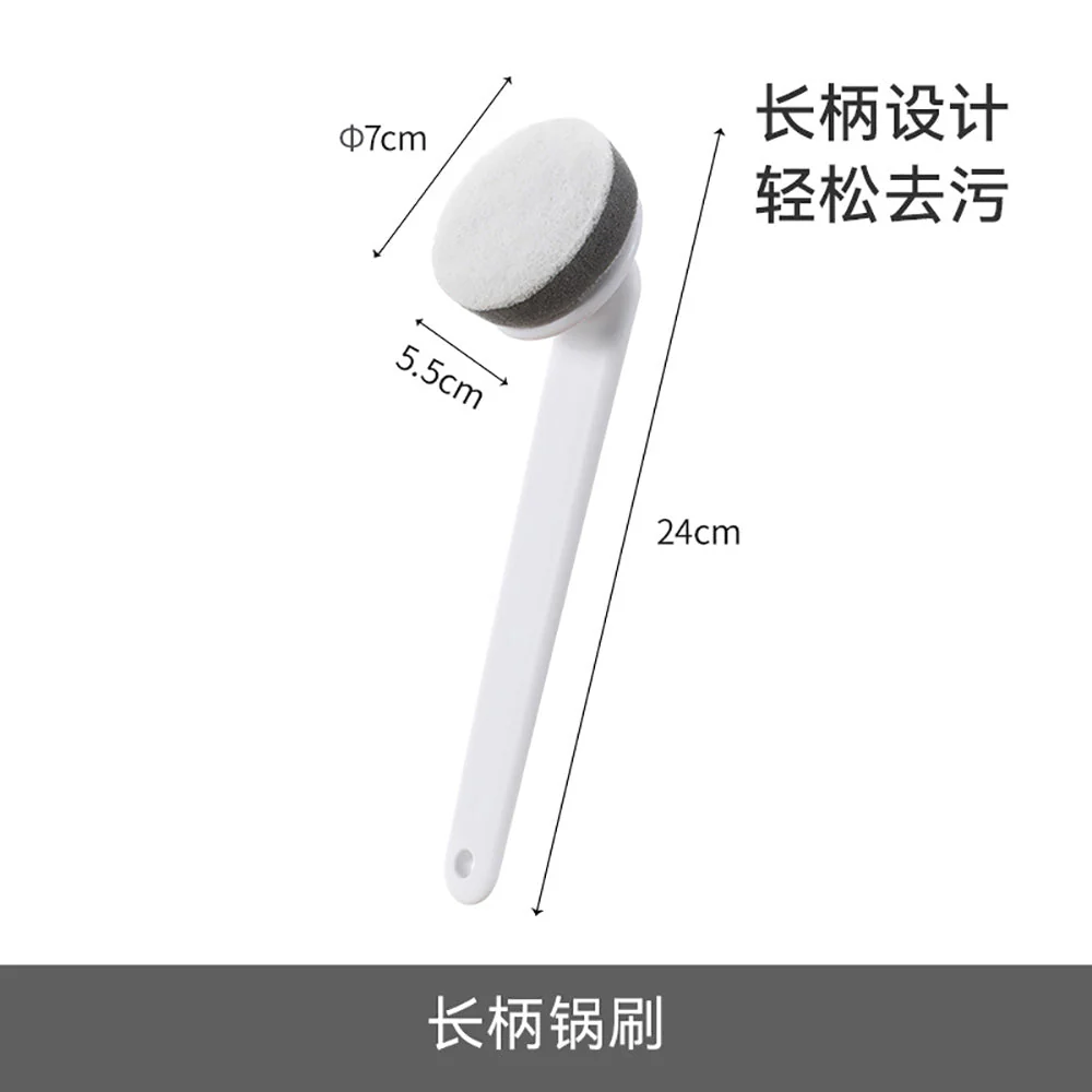 FaSoLa Long Handle Pot Brush - White X3 - Image 5