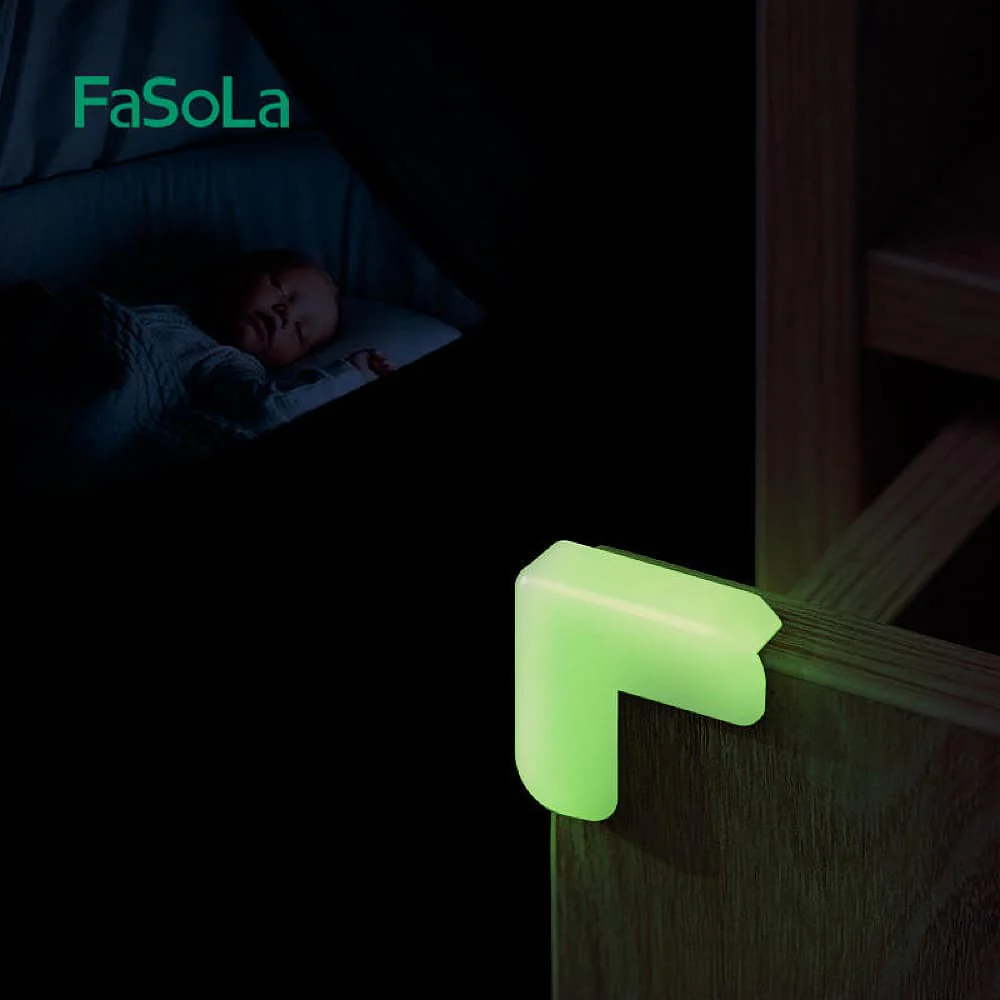 FaSoLa Luminous Corner Protectors - Green, Pack of 4 - Image 2