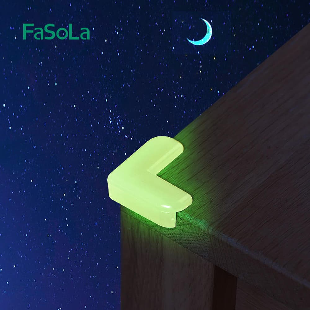 FaSoLa Luminous Corner Protectors - Green, Pack of 4 - Image 6
