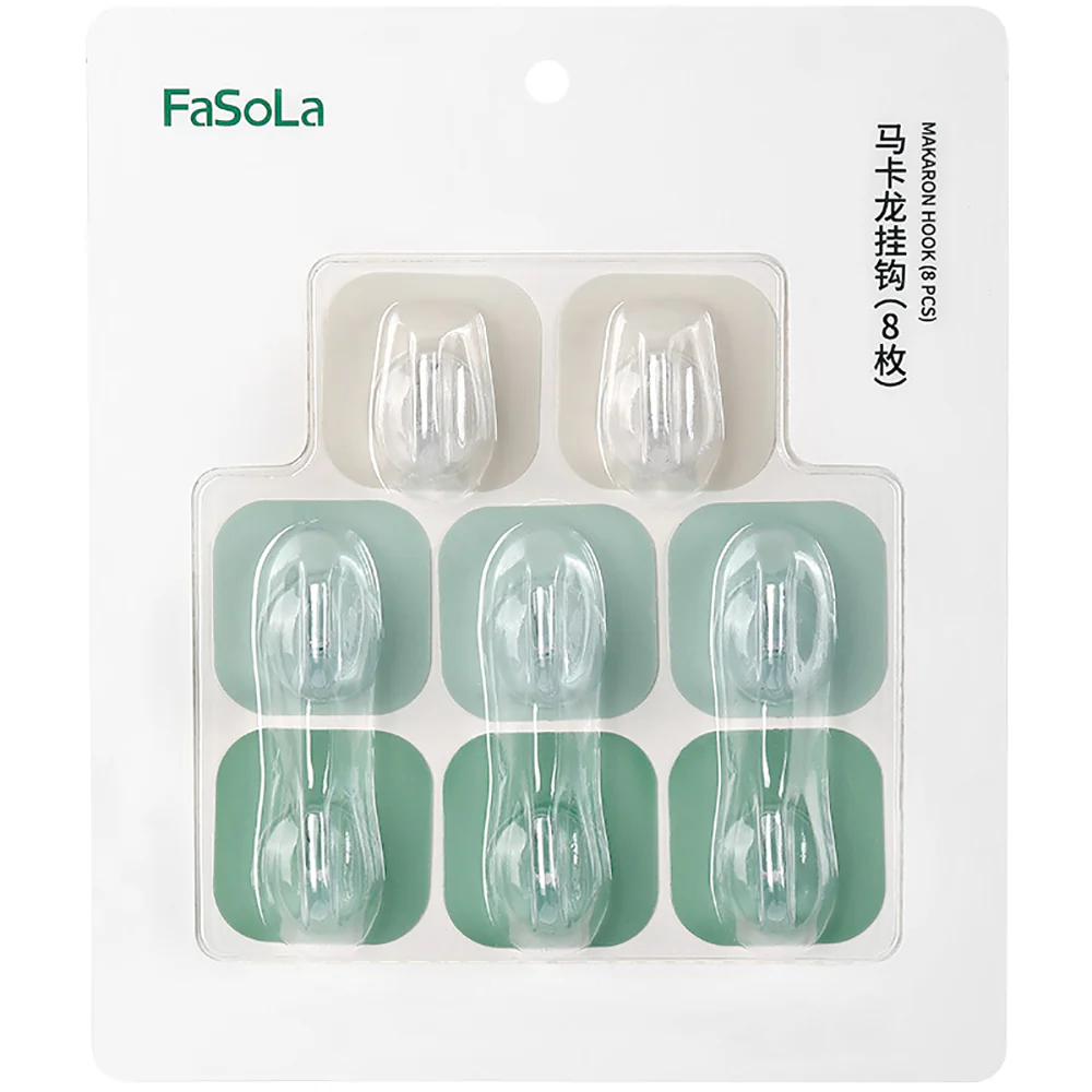 FaSoLa Macaron Hooks - Mixed Colors, 8 Pieces - Image 5