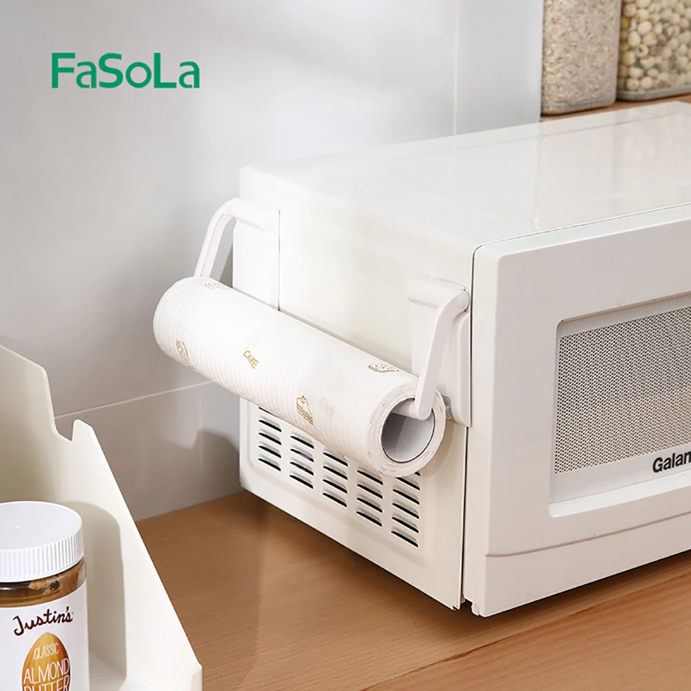 FaSoLa Magnetic Paper Towel Holder - White, Set of 2 - Image 2