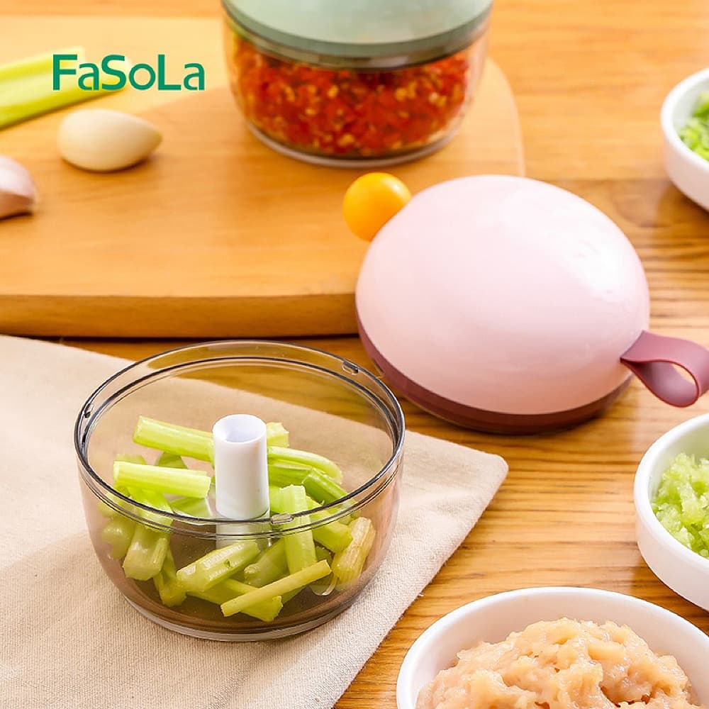 FaSoLa Manual Garlic Masher - Green, 200ml - Image 3