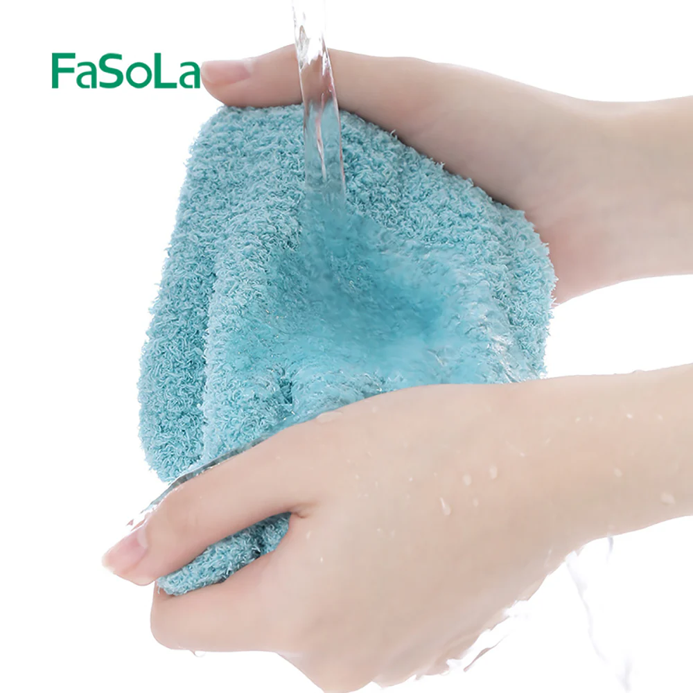 FaSoLa Microfiber Gloves - Blue, 1 Pair - Image 2